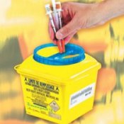 Des bacs pour recueillir les déchets médicaux dans des gyms Des bacs pour recueillir les déchets médicaux dans des gyms