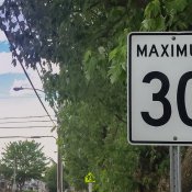 Pas de rues à 30kmh à Québec Pas de rues à 30kmh à Québec