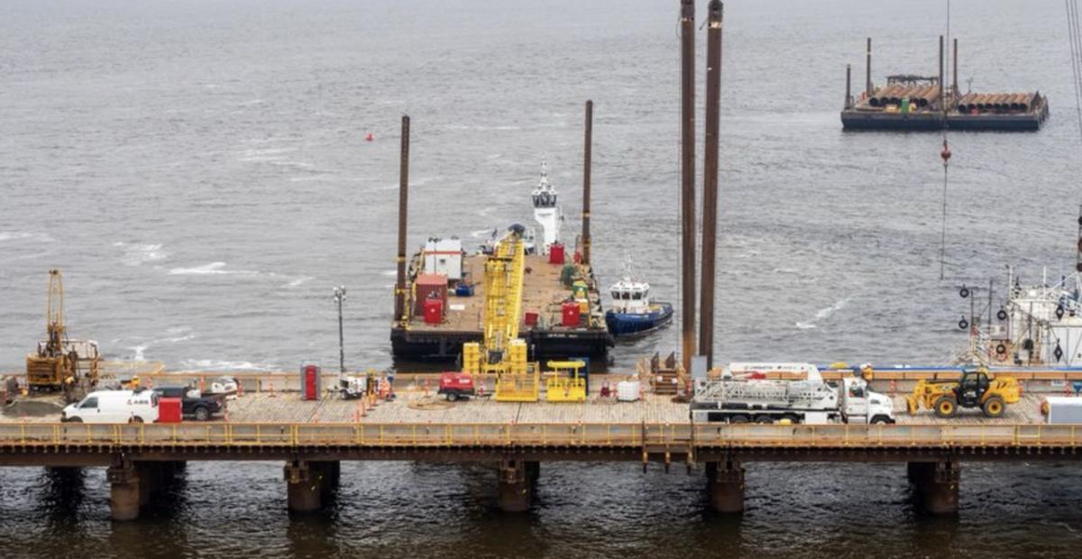 Pont de l'île-d'Orléans : suspension d'une partie des travaux