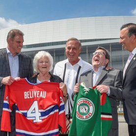 Baptême de la Place Jean-Béliveau