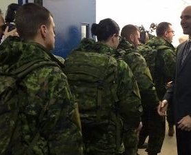 Grand départ pour des militaires de Valcartier
