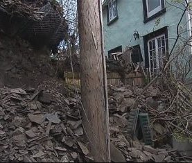 Éboulement à Québec