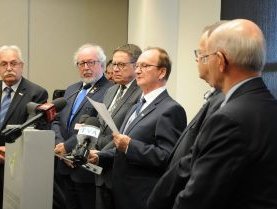Les élus de la Rive-Sud unis pour l'aménagement d'un 3e lien vers Québec
