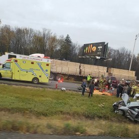 Grave accident sur la 20 ce matin