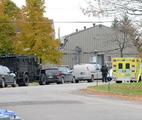 Opération policière ce matin à Québec : arrestation d'une dame en crise