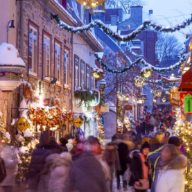 Hausse du tourisme, à Québec, cet hiver.
