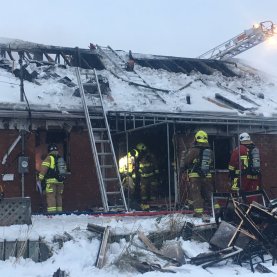 Résidence unifamiliale de L'Ancienne-Lorette détruite par les flammes