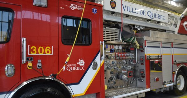 INCENDIE DANS L'ARRONDISSEMENT CHARLESBOURG