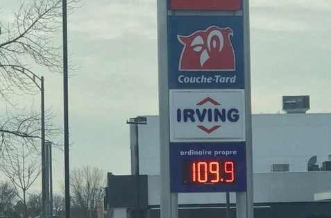 HAUSSE DU PRIX DE L'ESSENCE À QUÉBEC