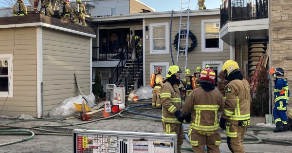 INCENDIE DANS SAINT-SAUVEUR
