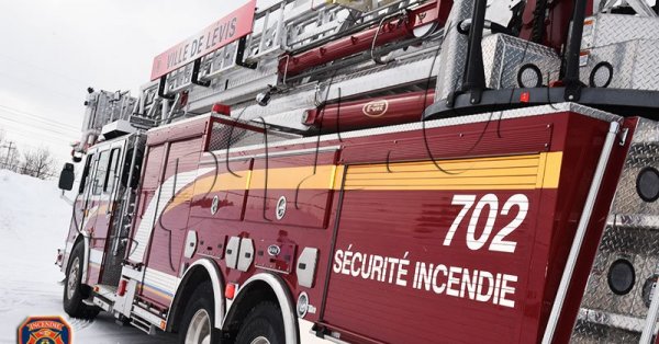 INCENDIE À LÉVIS