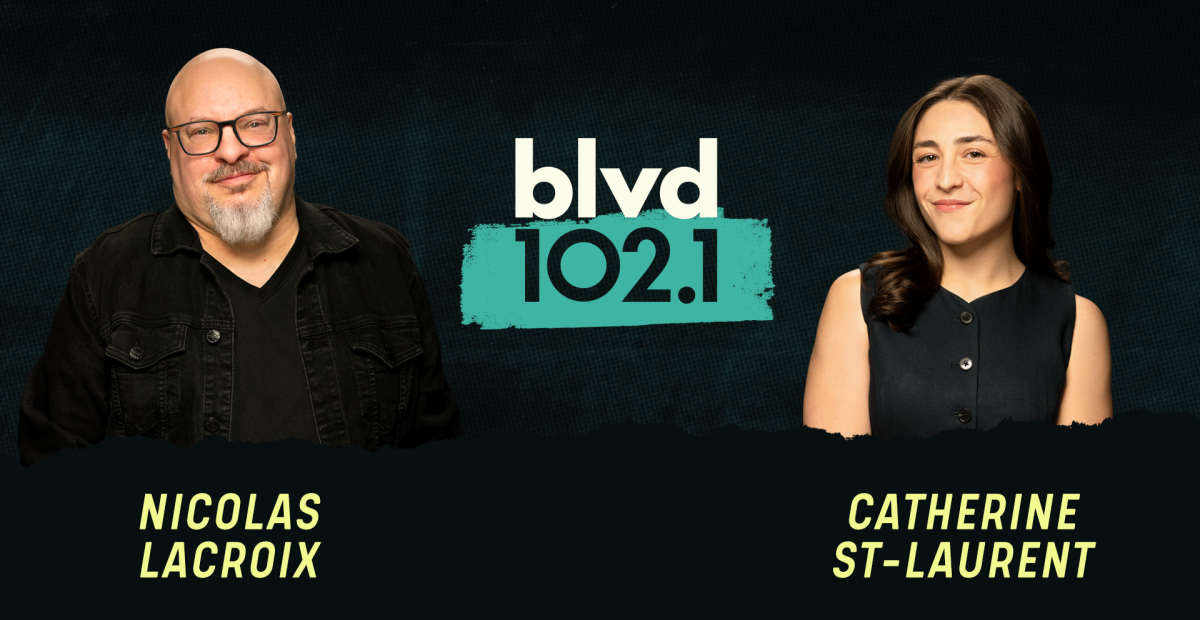 Nicolas Lacroix et Catherine St-Laurent se joignent à BLVD 102,1