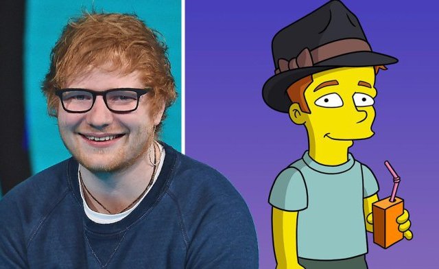 ED SHEERAN CHEZ LES SIMPSONS