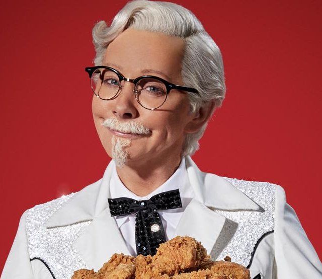 LE COLONEL SANDERS JOUÉ PAR UNE FEMME