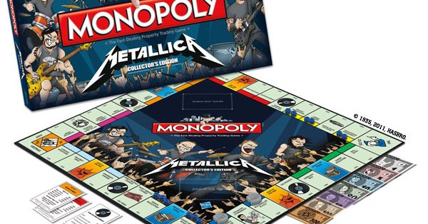 Un nouveau Monopoly édition Metallica vient de sortir