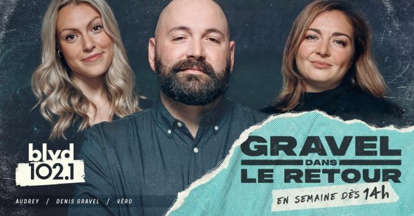 Denis Gravel animera l'émission du retour à BLVD 102.1