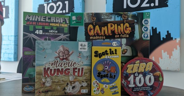 Des jeux de société pour le camping!