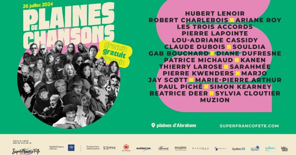 Grand spectacle Plaines de chansons ce vendredi!