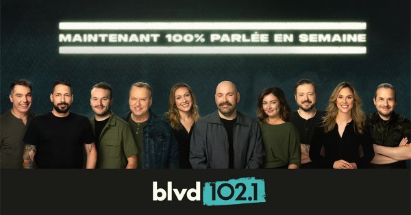 BLVD 102,1 devient 100 % parlée en semaine avec Yannick Marceau le matin
