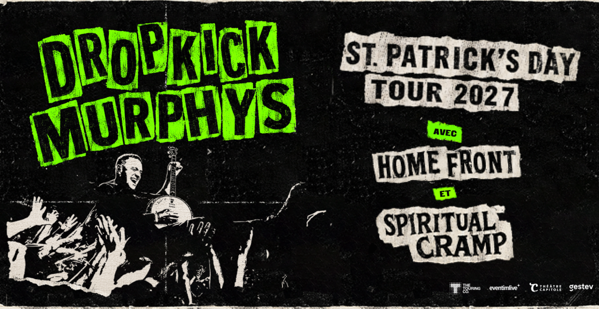 Gagnez vos billets pour aller voir Dropkick Murphys