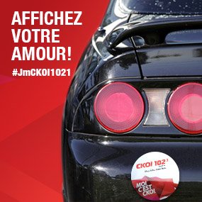 Affichez votre amour de CKOI 102,1