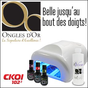 Belle jusqu’au bout des doigts grâce à Ongles d’Or et CKOI!