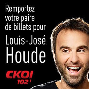 Remportez votre paire de billets pour Louis-José Houde