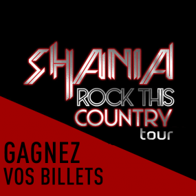 Gagnez vos billets pour Shania Twain