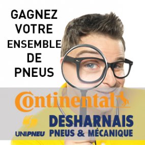 Gagnez vos pneus Continental WinterContact SI