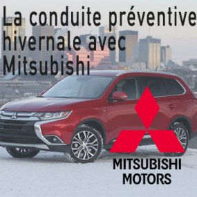 La conduite préventive hivernale avec Mitsubishi