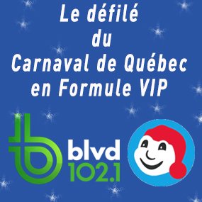 Défilé du Carnaval de Québec de Charlesbourg en formule VIP