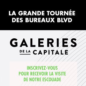 La tournée de bureaux de blvd 102,1 et des Galeries de la Capitales