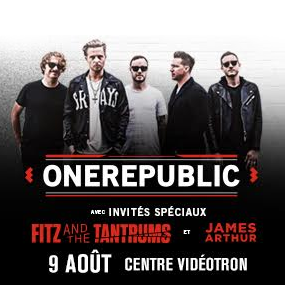 Gagnez vos billets pour One Republic