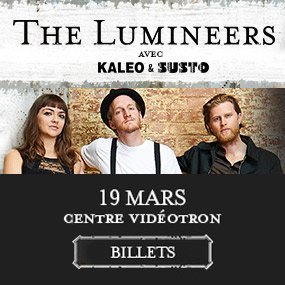 Gagnez la loge Redbull pour vous et 5 de vos amis pour The Lumineers!