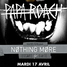 Gagnez vos billets pour PAPA ROACH!