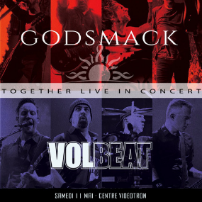 Gagnez vos billets pour Godsmack et Volbeat au Centre Vidéotron 