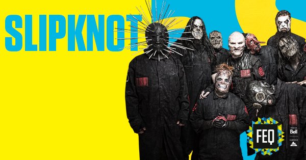 Gagnez votre paire de laissez-passer avant-scène Or pour Slipknot