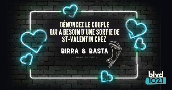 Dénoncez un couple pour la St-Valentin!
