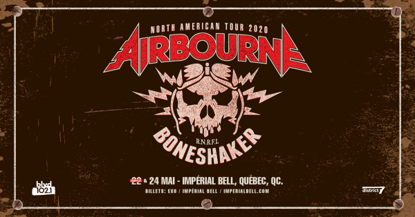 Gagnez votre paire de billets pour Airbourne!