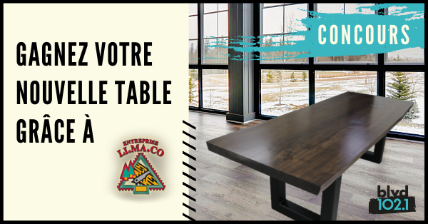 Gagnez votre nouvelle table grâce à LI.MA.CO!