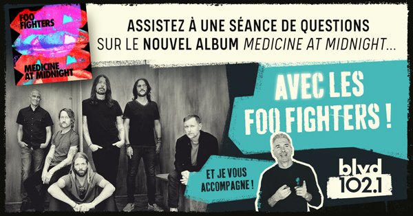 Q&A live avec les Foo Fighters!