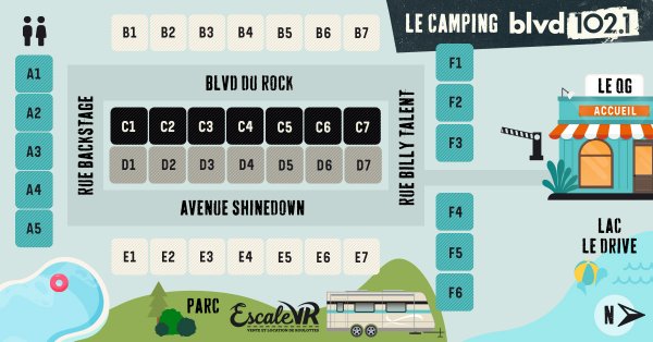 Le retour du camping BLVD 102,1 !