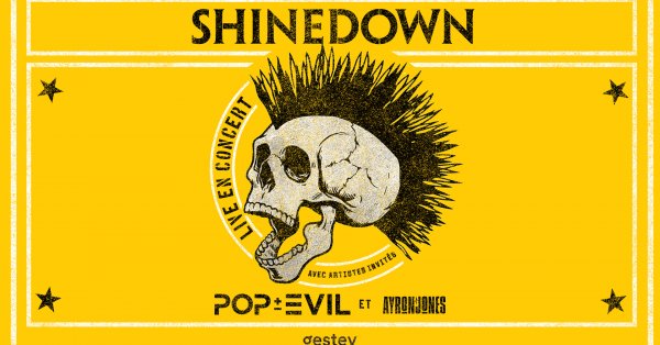 Gagnez votre paire de billets pour Shinedown au Centre Vidéotron !