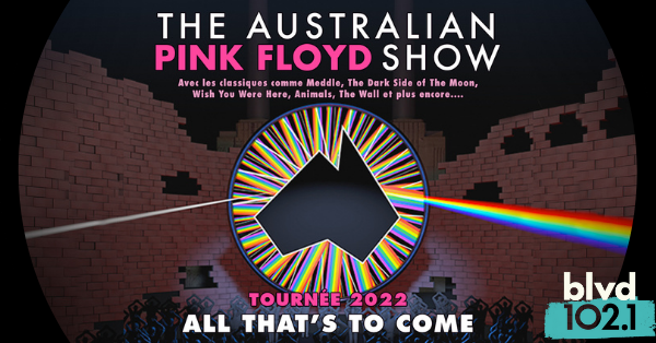 Gagnez votre paire de billets pour The Australian Pink Floyd Show au Centre Vidéotron !