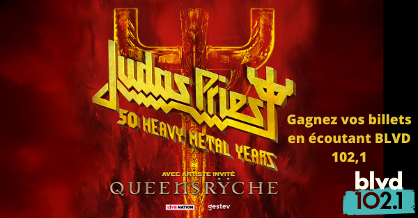 Gagnez votre paire de billets pour Judas Priest au Centre Vidéotron !
