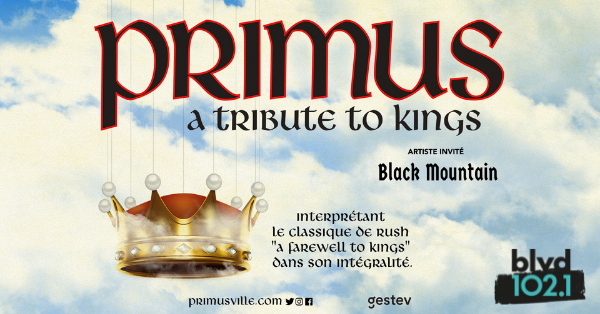 Gagnez votre paire de billets pour Primus au Centre Vidéotron !