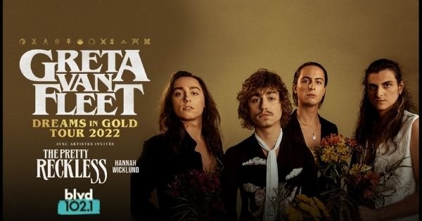Gagnez votre paire de billets pour Greta Van Fleet au Centre Vidéotron !