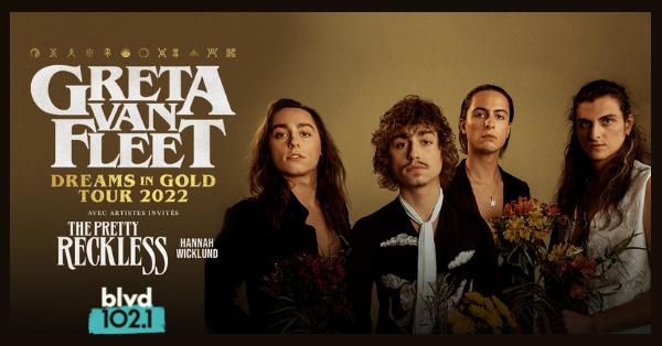 Gagnez votre paire de billets pour Greta Van Fleet au Centre Vidéotron !
