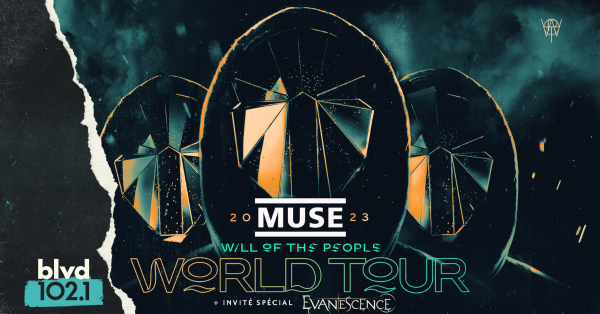 Gagnez vos billets pour Muse le 12 mars au Centre Vidéotron!