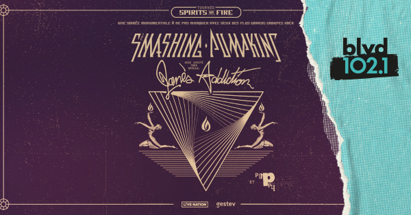 Gagnez votre paire de billets pour The Smashing Pumpkins au Centre Vidéotron!